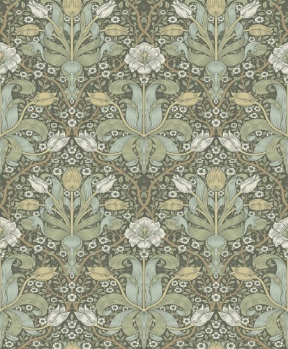 Tapeta roślinna z tulipanami Midbec 82067 Spring Thicket Hidden Treasures vol 2