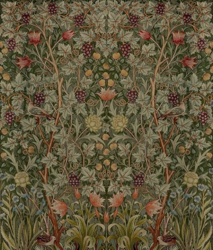 Mural botaniczny Midbec HT84003 Vine Embroidery Hidden Treasures vol 2