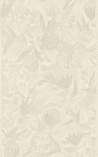 Tapeta tekstylna z haftowanym, botanicznym wzorem Arte Eclosion 29201 Allures