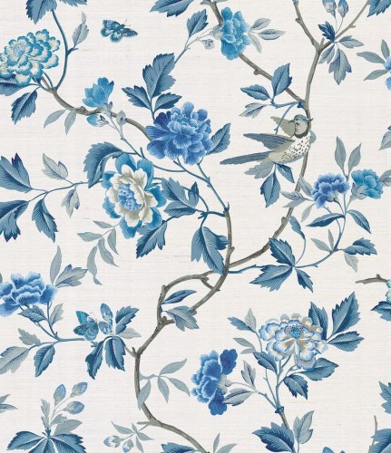 Tapeta naturalna z włókien sizalu inspirowana chinoiserie Carl Robinson CL31602 The Wall