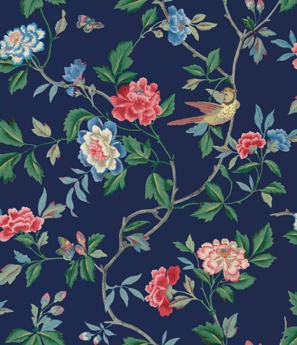 Tapeta naturalna z włókien sizalu inspirowana chinoiserie Carl Robinson CL31612 The Wall