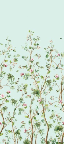 Mural botaniczny w stylu chinoiserie Carl Robinson CL32204M The Wall