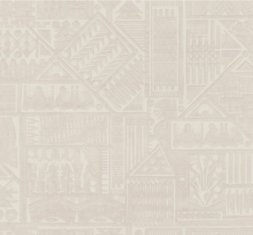Tapeta tekstylna 3D geometryczna hieroglify Arte Amarna 23402 Memphis