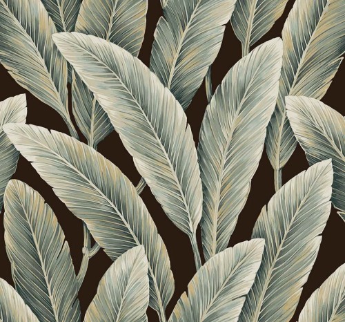 Tapeta liście bananowca Wallquest LS60206 Savannah Grass