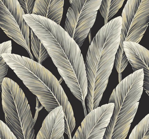 Tapeta liście bananowca Wallquest LS60210 Savannah Grass