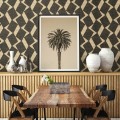 Tapeta geometryczna imitująca plecionkę Wallquest LS60500 Savannah Grass
