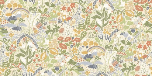 Mural pociąg i roślinność Midbec RD29036 Taget Fototapet Resan