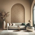 Tapeta na bazie gliny imitująca beton Marburg 34626 Terra
