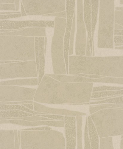 Tapeta na bazie gliny inspirowana układem kamiennych płyt Marburg 34648 Terra