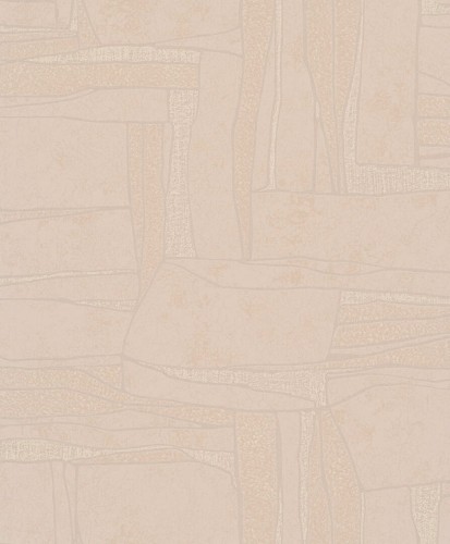 Tapeta na bazie gliny inspirowana układem kamiennych płyt Marburg 34649 Terra