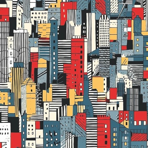 Mural panorama miasta Marburg 48206 Avangarde Belgrade