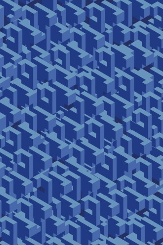 Mural geometryczna z efektem 3D na błyszczącej folii Marburg 48235 Avangarde Belgrade