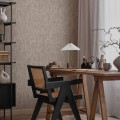 Tapeta teksturowana z subtelnie falującym wzorem Hohenberger 27633 Cleo Dark Linen Cerra