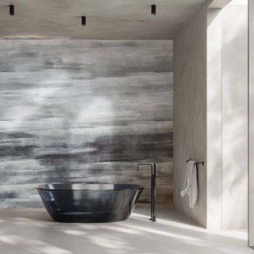 Mural abstrakcyjny cieniowany Hohenberger 27651 Rokko BlueGrey Cerra