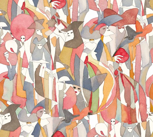 Fototapeta bal maskowy Tecnografika Masked Ball 80273-1A