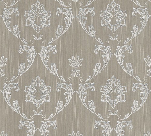 Tapeta tekstylna metaliczny ornament Architects Paper 30658-3 AP Finest