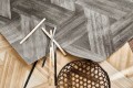 Tapeta naturalny fornir – geometryczna CMO Paris WBO 11 80 Cannage 2 Wood Wallcovering 2