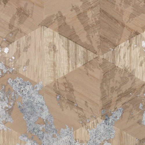 Mural naturalny fornir – geometria i roślinność CMO Paris WBO 06 21 Lupin Wild Nature