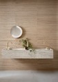 Tapeta naturalna z włókien abaki - poziome pasma CMO Paris WAB 08 20 Abaca Tressé Abaca Wallcovering
