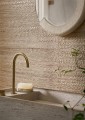 Tapeta naturalna z włókien abaki - poziome pasma CMO Paris WAB 08 20 Abaca Tressé Abaca Wallcovering