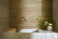 Tapeta naturalna z włókien abaki - poziome pasma CMO Paris WAB 08 80 Abaca Tressé Abaca Wallcovering
