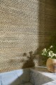 Tapeta naturalna z włókien abaki - poziome pasma CMO Paris WAB 08 80 Abaca Tressé Abaca Wallcovering