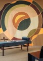 Mural geometryczny Elitis VP 1003 02 Terre Cordes Sensibles x Véronique de Soultrait