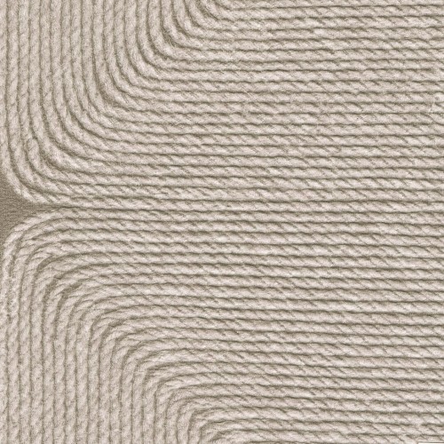 Tapeta geometryczna z fakturą sznurka Elitis VP 994 02 Cocon Cordes Sensibles x Véronique de Soultrait