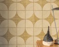 Tapeta geometryczna falująca ze strukturą sznurka Elitis VP 995 10 Courbes Cordes Sensibles x Véronique de Soultrait