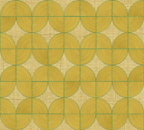 Tapeta geometryczna falująca ze strukturą sznurka Elitis VP 995 20 Courbes Cordes Sensibles x Véronique de Soultrait