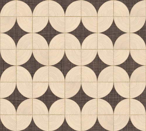 Tapeta geometryczna falująca ze strukturą sznurka Elitis VP 995 40 Courbes Cordes Sensibles x Véronique de Soultrait