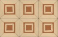 Tapeta geometryczna kwadraty ze strukturą sznurka Elitis VP 996 11 Carrés Jalonnés Cordes Sensibles x Véronique de Soultrait