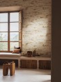 Tapeta inspirowana strukturą kamienia Elitis VP 1030 05 Scorza Lanzarote