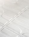 Tapeta tekstylna 3D z geometrycznym wzorem Elitis RM 1052 03 Twisted Suédine Forms