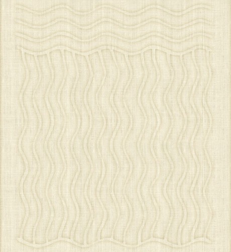 Tapeta tekstylna lniana 3D pikowane fale Elitis RM 1054 01 Wave Lin Forms