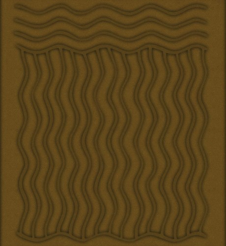 Tapeta tekstylna wełniana 3D pikowane fale Elitis RM 1055 67 Wave Flanelle Forms