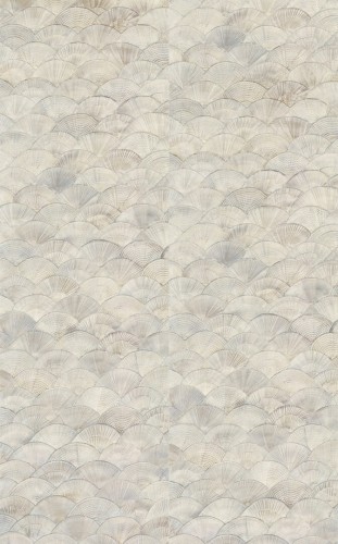 Tapeta wachlarze / muszle Elitis RM 1118 02 Calyptra Écume