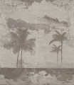 Mural tekstylny tropikalny krajobraz Elitis RM 1123 80 Palmeraie Écume
