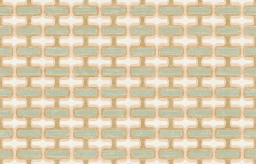 Tapeta geometryczna Elitis VP 1037 54 Rythme Elixir de Soies