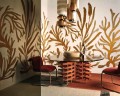 Mural wodorosty na tynku Elitis VP 1005 01 Algues Dorées Kintsugi