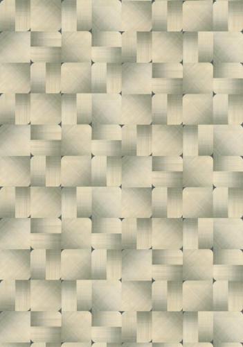 Tapeta geometryczna z włókien abaki Elitis RM 1072 60 Circé Maestria