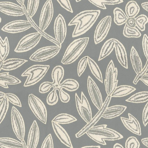 Tkanina z aksamitnym, roślinnym wzorem Casamance 90990458 Forget Me Not The Lost Garden