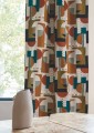 Tkanina z haftem geometryczna Casamance 90730181 A Contretemps Les Modernes