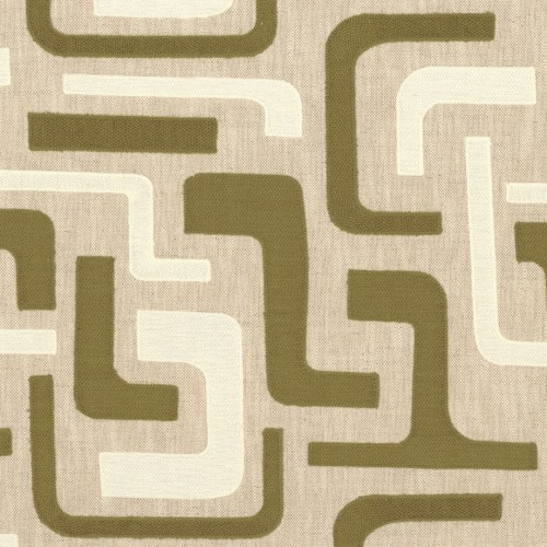 Tkanina z geometrycznym haftem Casamance 90740245 Avant-Garde Les Modernes