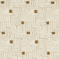 Tkanina haftowana geometryczna Casamance 90750288 Composition Les Modernes