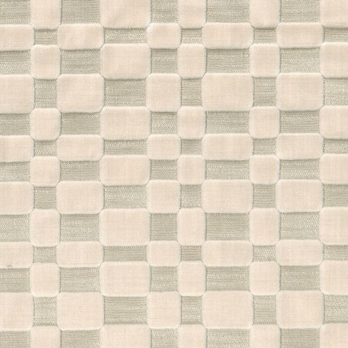 Tkanina geometryczny aksamit Casamance 90890123 Modulor Les Modernes