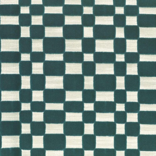 Tkanina geometryczny aksamit Casamance 90890325 Modulor Les Modernes