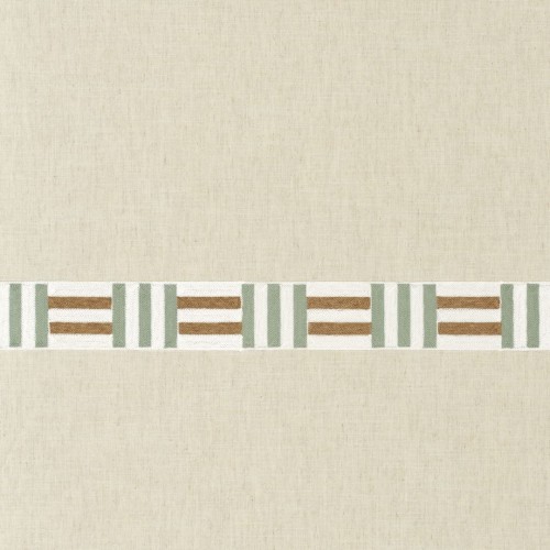 Tkanina z eleganckim haftem Camengo 46080238 Silmea Recycle Osmoz