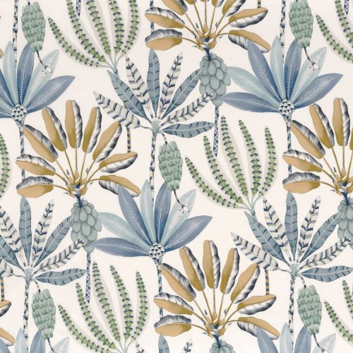 Tkanina zewnętrzna z tropikalnym wzorem Camengo 47020197 Bondi Beach