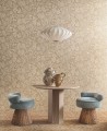 ! WYSYŁKA 24H !Tapeta haftowane kwiatowe pnącza Casamance 76960406 Pastel Broderies - na stanie 2 rolki